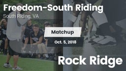 Matchup: Freedom-South Riding vs. Rock Ridge 2018