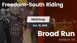 Matchup: Freedom-South Riding vs. Broad Run  2018