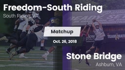 Matchup: Freedom-South Riding vs. Stone Bridge  2018
