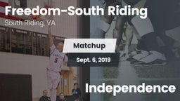 Matchup: Freedom-South Riding vs. Independence 2019