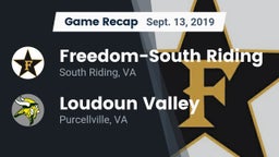 Recap: Freedom-South Riding  vs. Loudoun Valley  2019