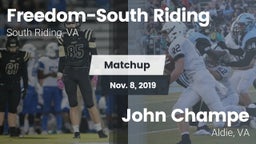 Matchup: Freedom-South Riding vs. John Champe   2019