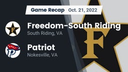 Recap: Freedom-South Riding  vs. Patriot   2022