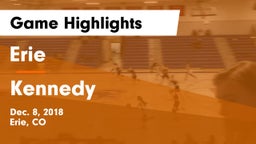 Erie  vs Kennedy  Game Highlights - Dec. 8, 2018