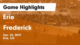 Erie  vs Frederick  Game Highlights - Jan. 24, 2019