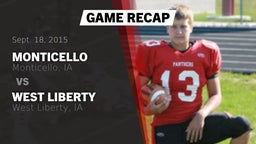 Recap: Monticello  vs. West Liberty  2015