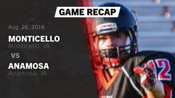 Recap: Monticello  vs. Anamosa  2016