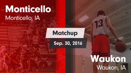 Matchup: Monticello High vs. Waukon  2016