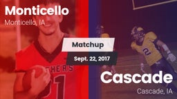 Matchup: Monticello High vs. Cascade  2017