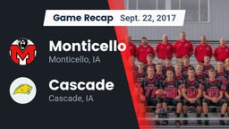Recap: Monticello  vs. Cascade  2017