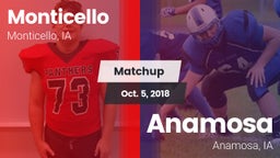 Matchup: Monticello High vs. Anamosa  2018