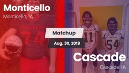 Matchup: Monticello High vs. Cascade  2019
