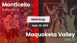 Matchup: Monticello High vs. Maquoketa Valley  2019