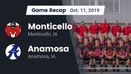 Recap: Monticello  vs. Anamosa  2019
