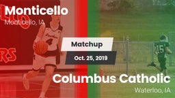 Matchup: Monticello High vs. Columbus Catholic  2019