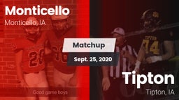 Matchup: Monticello High vs. Tipton  2020