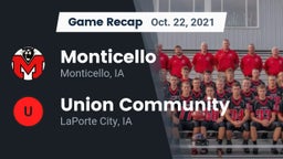 Recap: Monticello  vs. Union Community  2021