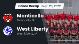 Recap: Monticello  vs. West Liberty  2022