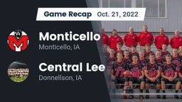 Recap: Monticello  vs. Central Lee  2022