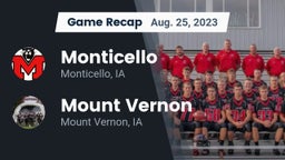 Recap: Monticello  vs. Mount Vernon  2023