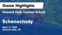 Hoosick Falls Central School vs Schenectady  Game Highlights - April 17, 2024