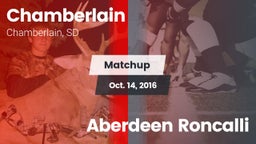 Matchup: Chamberlain High vs. Aberdeen Roncalli 2016