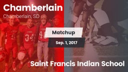 Matchup: Chamberlain High vs. Saint Francis Indian School 2017