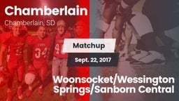Matchup: Chamberlain High vs. Woonsocket/Wessington Springs/Sanborn Central 2017