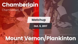 Matchup: Chamberlain High vs. Mount Vernon/Plankinton 2017