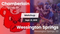 Matchup: Chamberlain High vs. Wessington Springs  2018