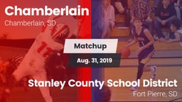 Matchup: Chamberlain High vs. Stanley County School District 2019