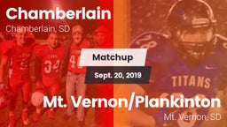 Matchup: Chamberlain High vs. Mt. Vernon/Plankinton  2019