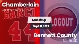 Matchup: Chamberlain High vs. Bennett County  2020