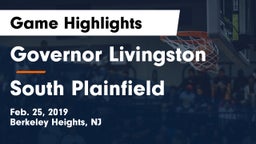 Governor Livingston  vs South Plainfield  Game Highlights - Feb. 25, 2019