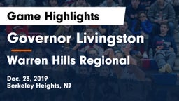 Governor Livingston  vs Warren Hills Regional  Game Highlights - Dec. 23, 2019