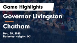 Governor Livingston  vs Chatham  Game Highlights - Dec. 28, 2019