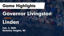 Governor Livingston  vs Linden  Game Highlights - Feb. 4, 2020