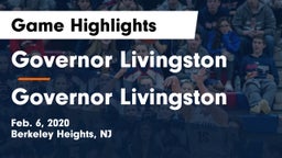 Governor Livingston  vs Governor Livingston  Game Highlights - Feb. 6, 2020