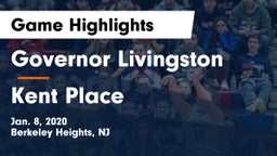 Governor Livingston  vs Kent Place Game Highlights - Jan. 8, 2020