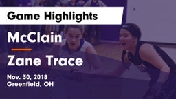 McClain  vs Zane Trace  Game Highlights - Nov. 30, 2018