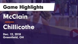McClain  vs Chillicothe  Game Highlights - Dec. 12, 2018