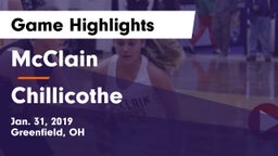 McClain  vs Chillicothe  Game Highlights - Jan. 31, 2019