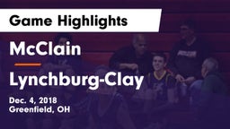 McClain  vs Lynchburg-Clay  Game Highlights - Dec. 4, 2018