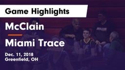McClain  vs Miami Trace  Game Highlights - Dec. 11, 2018