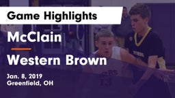 McClain  vs Western Brown  Game Highlights - Jan. 8, 2019