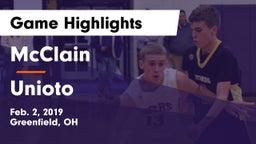 McClain  vs Unioto  Game Highlights - Feb. 2, 2019