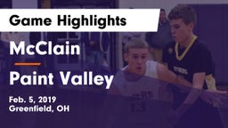 McClain  vs Paint Valley  Game Highlights - Feb. 5, 2019
