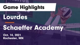 Lourdes  vs Schaeffer Academy Game Highlights - Oct. 14, 2021