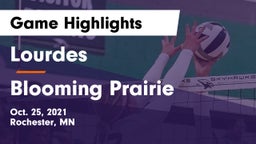 Lourdes  vs Blooming Prairie  Game Highlights - Oct. 25, 2021
