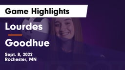 Lourdes  vs Goodhue  Game Highlights - Sept. 8, 2022